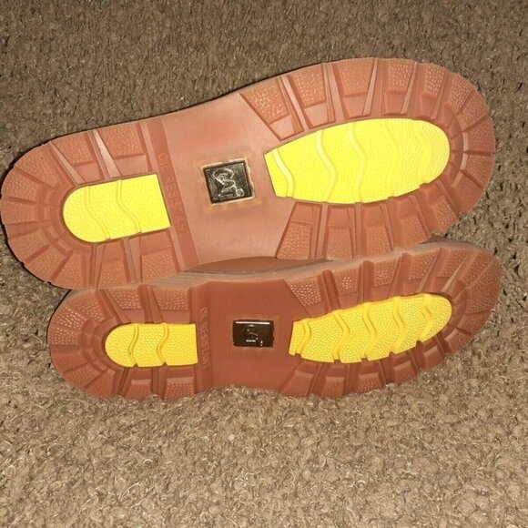 CAT Footwear-Oil Resistant Work Boot-Leather Tan/Chestnut-Size 10-NWOB - Picture 7 of 7